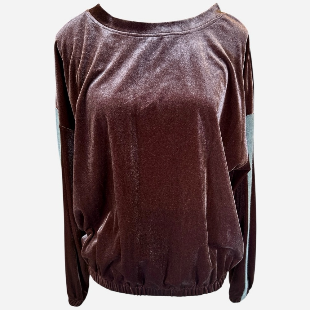 Easel Velour Pullover Sweatshirt